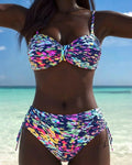 Audrey™ | Bikini Strap Abstract Pattern Printed