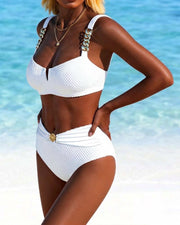 Robin™ | Elegant Bikini With Metal Belt