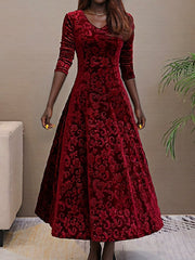 Denice | Velvet Elegant Dress