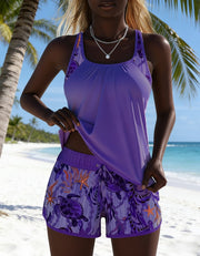 Barbara™ | Elegant Ocean Print Split Tankini