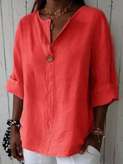 Luna - Casual V-Neck Blouse