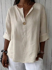 Luna - Casual V-Neck Blouse