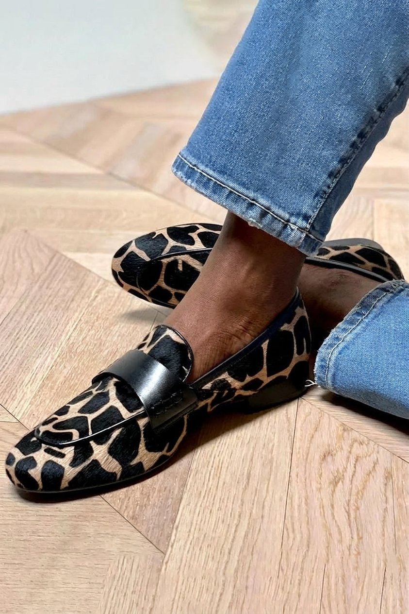 Daphnee™ | Animal Print Loafers