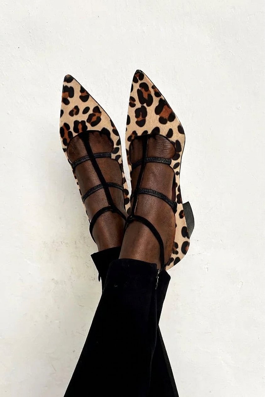 Ardenne™ | Leopard Strap Heels