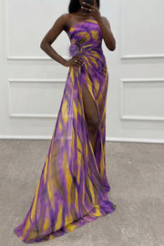 Lorna | Vibrant Draped Dress
