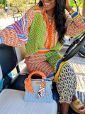 Josephine | Tropical Look Colorful Unique Shirt