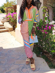 Josephine | Tropical Look Colorful Unique Shirt