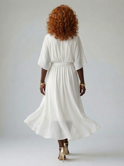 Elric | Light Drape Midi Dress