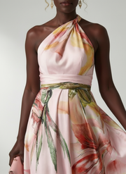 Amiel | Light Floral Maxi Dress