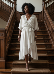 Elric | Light Drape Midi Dress