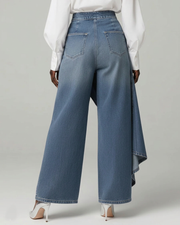 Audrey | Denim Wrap Trousers