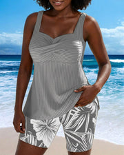 Diana™ | Swim Shorts Two Piece Body Covering Printed Boxer