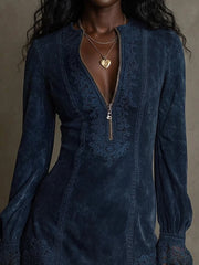 Debbie | Suede Mini Dress
