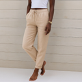 Maylora | Drawstring Relaxed Linen Trousers