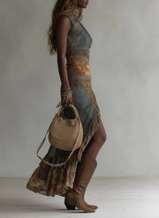 Truus | Vintage Floral Maxi Dress