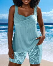Diana™ | Swim Shorts Two Piece Body Covering Printed Boxer