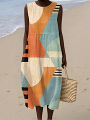 Irisy™ Geometric Midi Dress