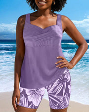 Diana™ | Swim Shorts Two Piece Body Covering Printed Boxer