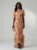 Vianne | Gentle High Neck Maxi Dress