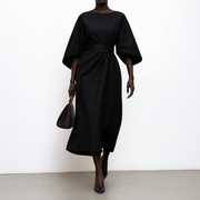 Eldra™ | Maxi Dress with Batwing Sleeves