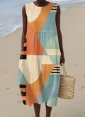 Irisy™ Geometric Midi Dress