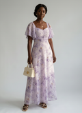 Vaelis |  Flutter Sleeve Midi Dress