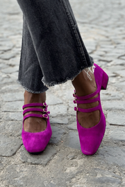 BALLET FLATS WITH STRAPS