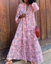 ALMERIA - BOHO PRINTED DRESS
