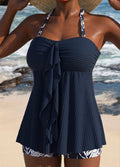 Bella™ | Ruffled Halter Tankini Swim Set