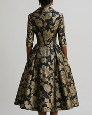 Rylie™ | Floral Embroidered Midi Dress