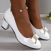 Evelyn | Classic Bow Heels