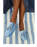 Haddley™ | Silver Tassel Slippers