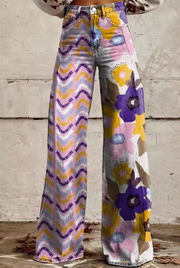 Isadora - Bohemian Flower Pants