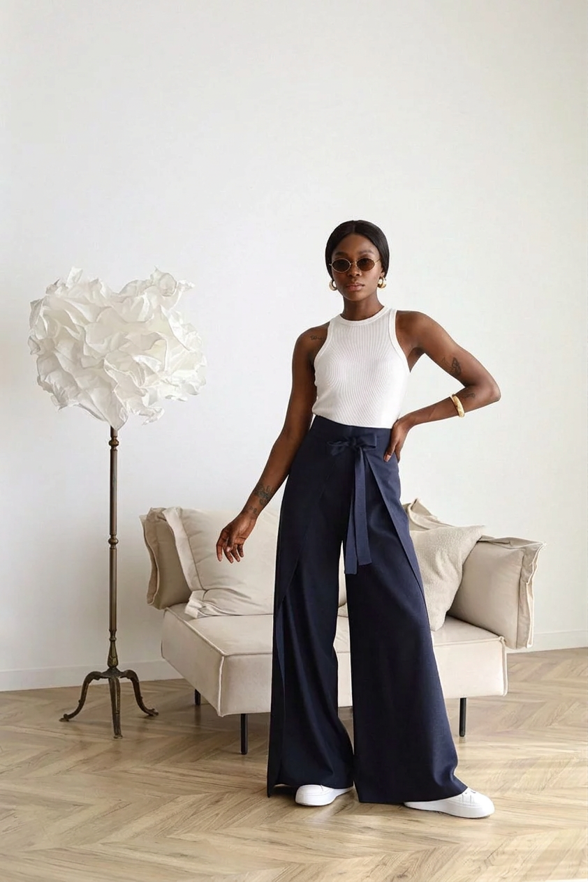 Ariane – WOMEN’S WIDE-LEG LINEN PANTS