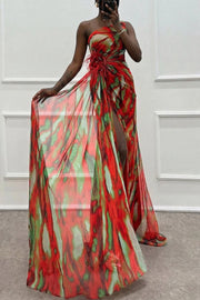 Lorna | Vibrant Draped Dress