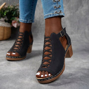 Nessa | Lattice-Heel Sandals