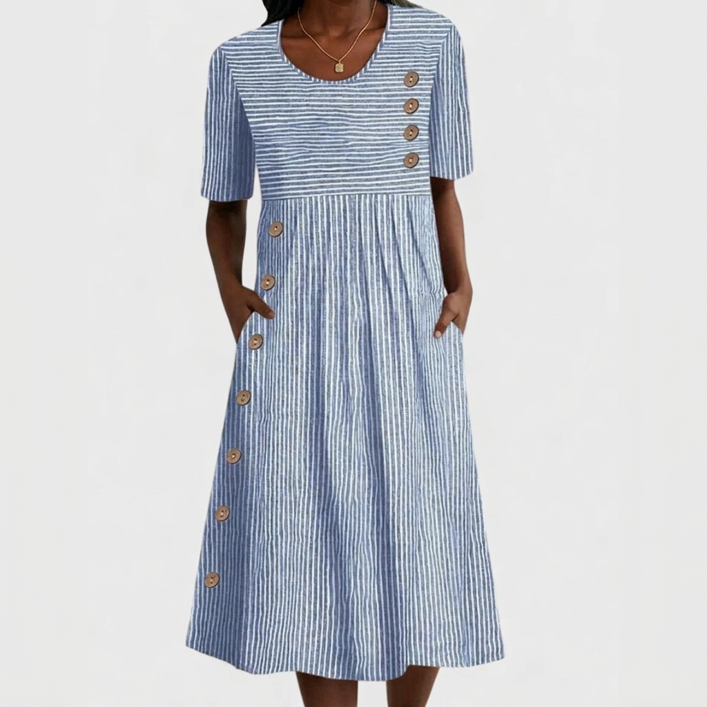 Jovie™ Striped Midi Dress