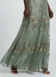 Selora | Halter Bloom Flow Maxi Dress