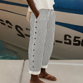 Caitlyn | Stylish Striped Button Pants
