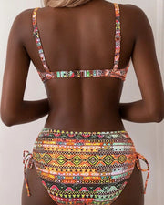 Jada™ | Sexy Ethnic Print Bikini Set
