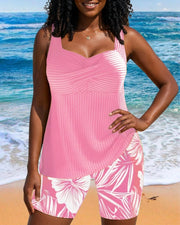 Diana™ | Swim Shorts Two Piece Body Covering Printed Boxer