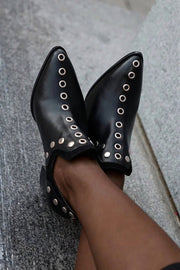 Sailor™ | Studded Wide-Heel Boots