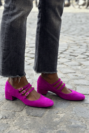 BALLET FLATS WITH STRAPS