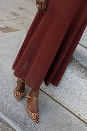 POINTED BALLET FLATS WITH STRAP