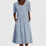 Joviee™ Striped Midi Dress
