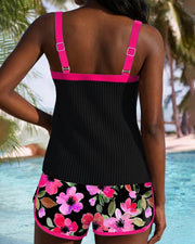 Mareny | Tankini Set with Floral Design