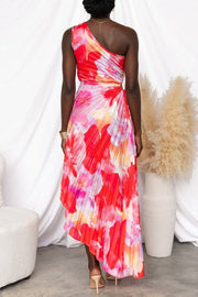 Celeste | Vibrant Tropical Evening Dress