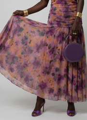Calen | Off Shoulder Flow Midi Dress