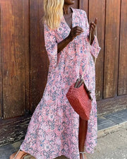 ALMERIA - BOHO PRINTED DRESS
