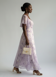 Vaelis |  Flutter Sleeve Midi Dress